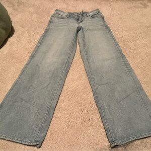 Pacific Sunwear Light Blue Wide Leg Jeans